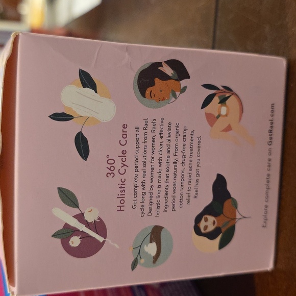 (J33) Rael Tampons Made With Organic Cotton 18 Count Super - Picture 4 of 4